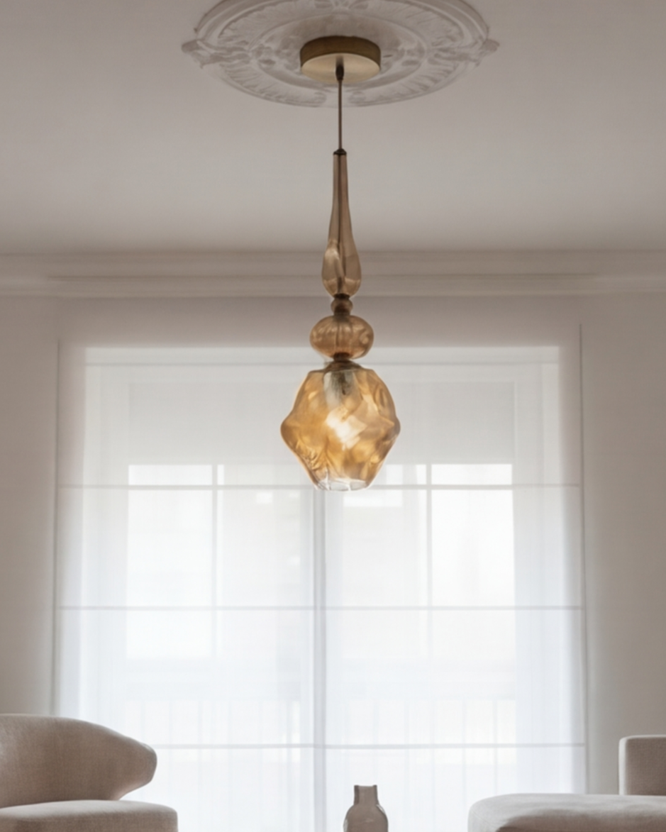 Valenora Heirloom Pendant Light - Amber 