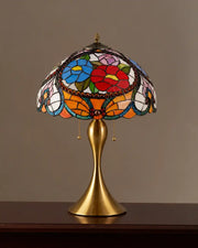 Medallion Floral Tiffany Table Lamp
