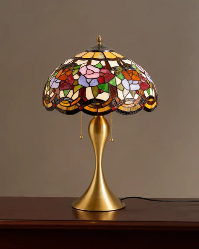 Victorian Garden Tiffany Table Lamp