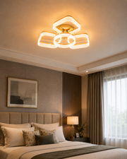 Novelle Radiant Orbit Chandelier - 4 Lights