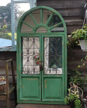 Vintage Arch Window Wall Mirror - The Decor Kart 