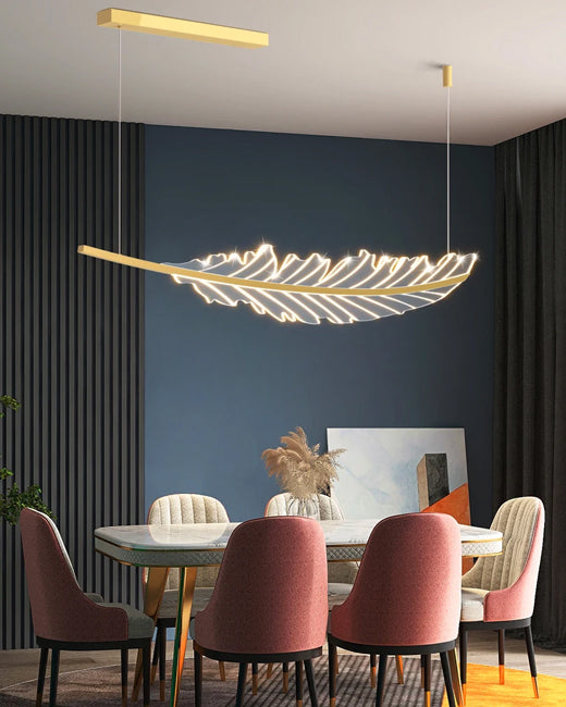 Feather LED Pendant Light - The Decor Kart 