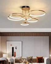 Atmospheric Circle Rings Chandelier 