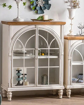 'Cromwell' Wide Spruce Solid Wood Cabinet - Small - The Decor Kart 