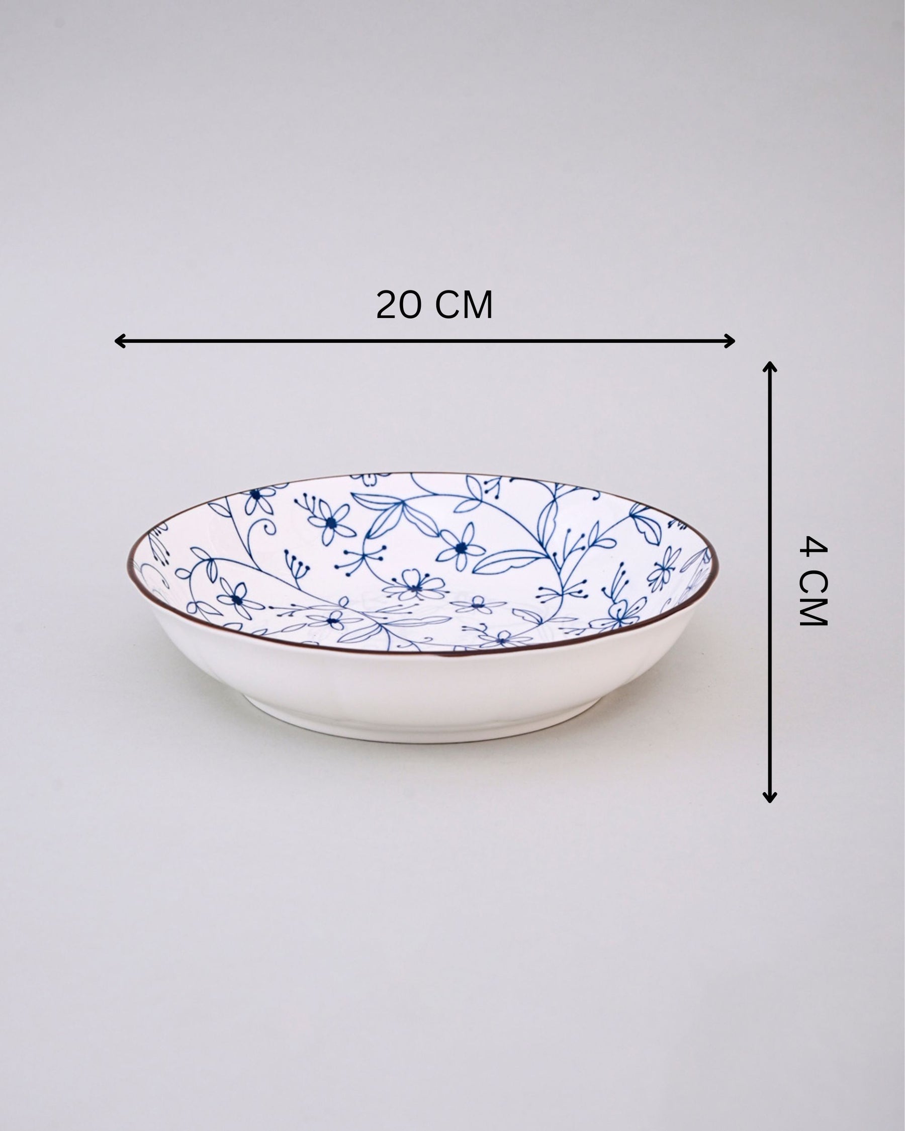 Radiant Stripes Pasta Bowl - Set Of 4 