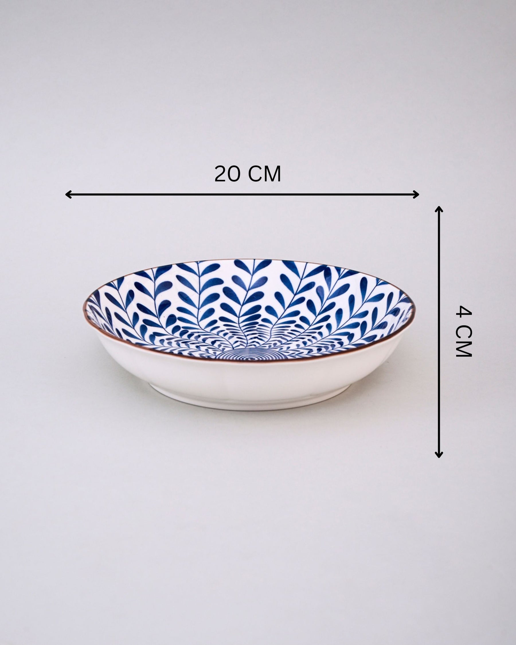 Radiant Stripes Pasta Bowl - Set Of 4 