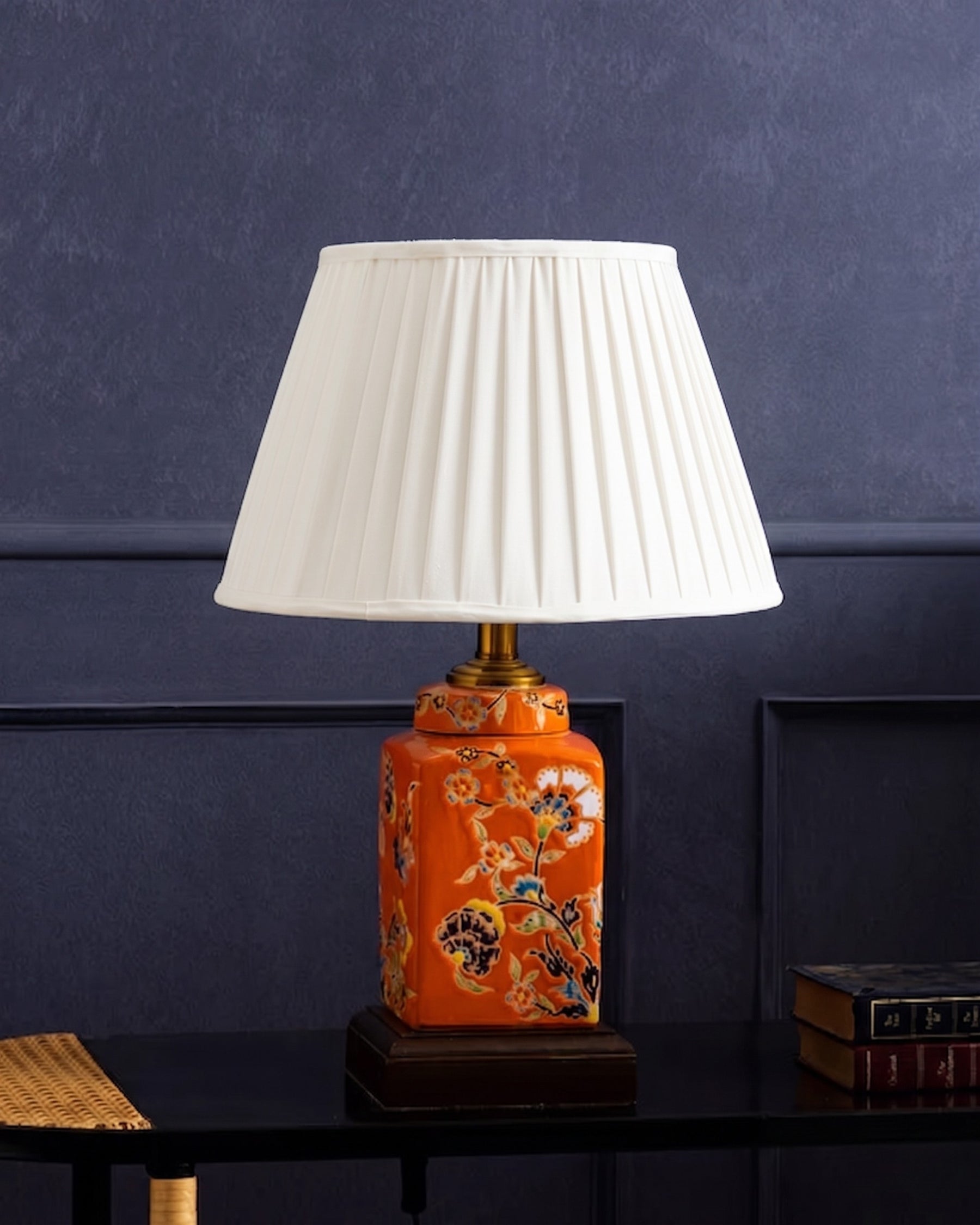 Sunset Blossom Ceramic Table Lamp 