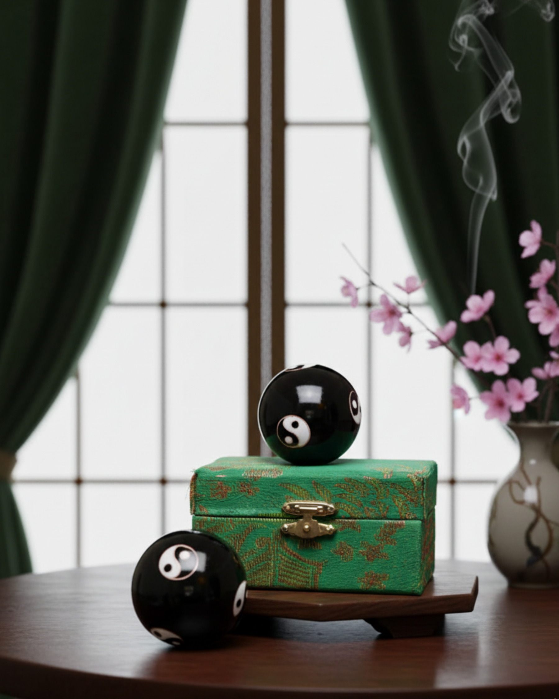 Yin Yang Harmony Decorative Music Ball - Black 