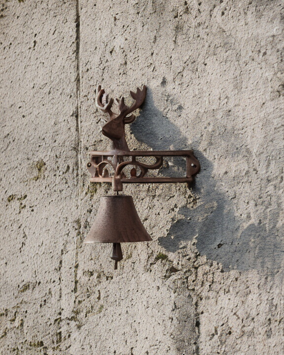 The Reindeer - Cast Iron Wall Mounted Bell - The Decor Kart 