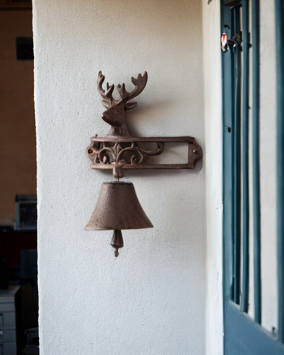 The Reindeer - Cast Iron Wall Mounted Bell - The Decor Kart 