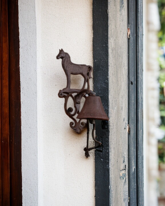 Majestic Stallion - Cast Iron Wall Mounted Bell - The Decor Kart 