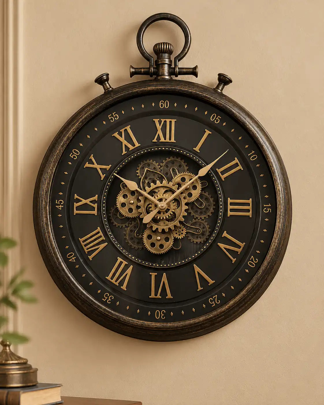 Chronometer Antique Steampunk Wall Clock