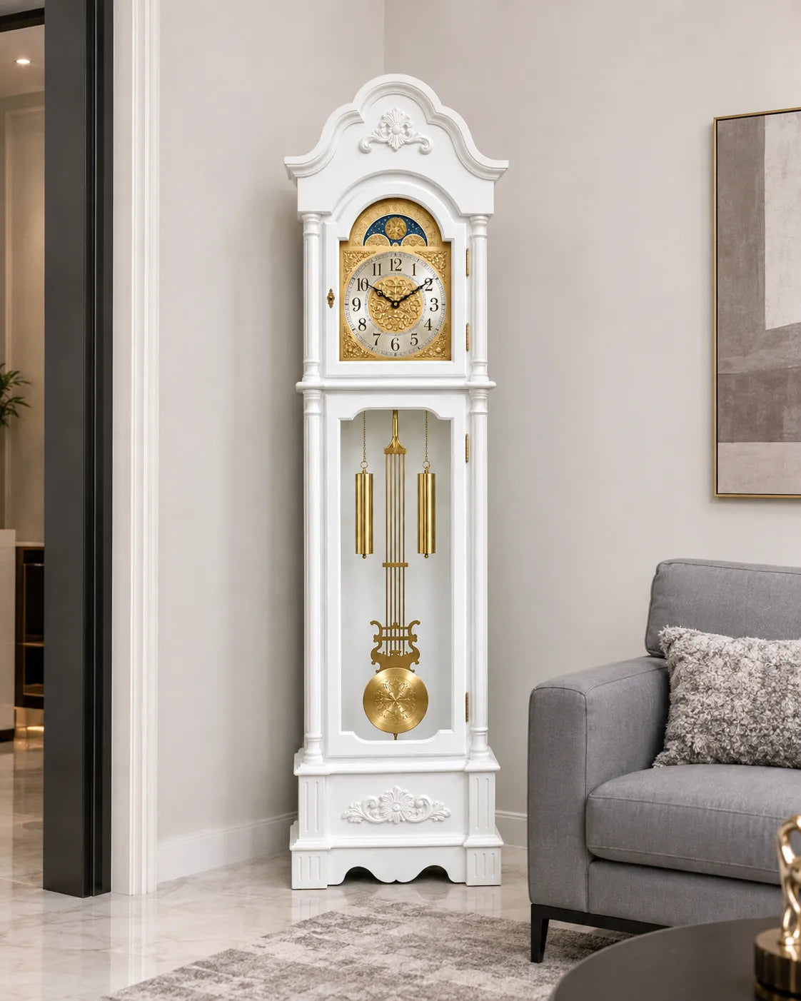 Serene Manor Grandfather Clock