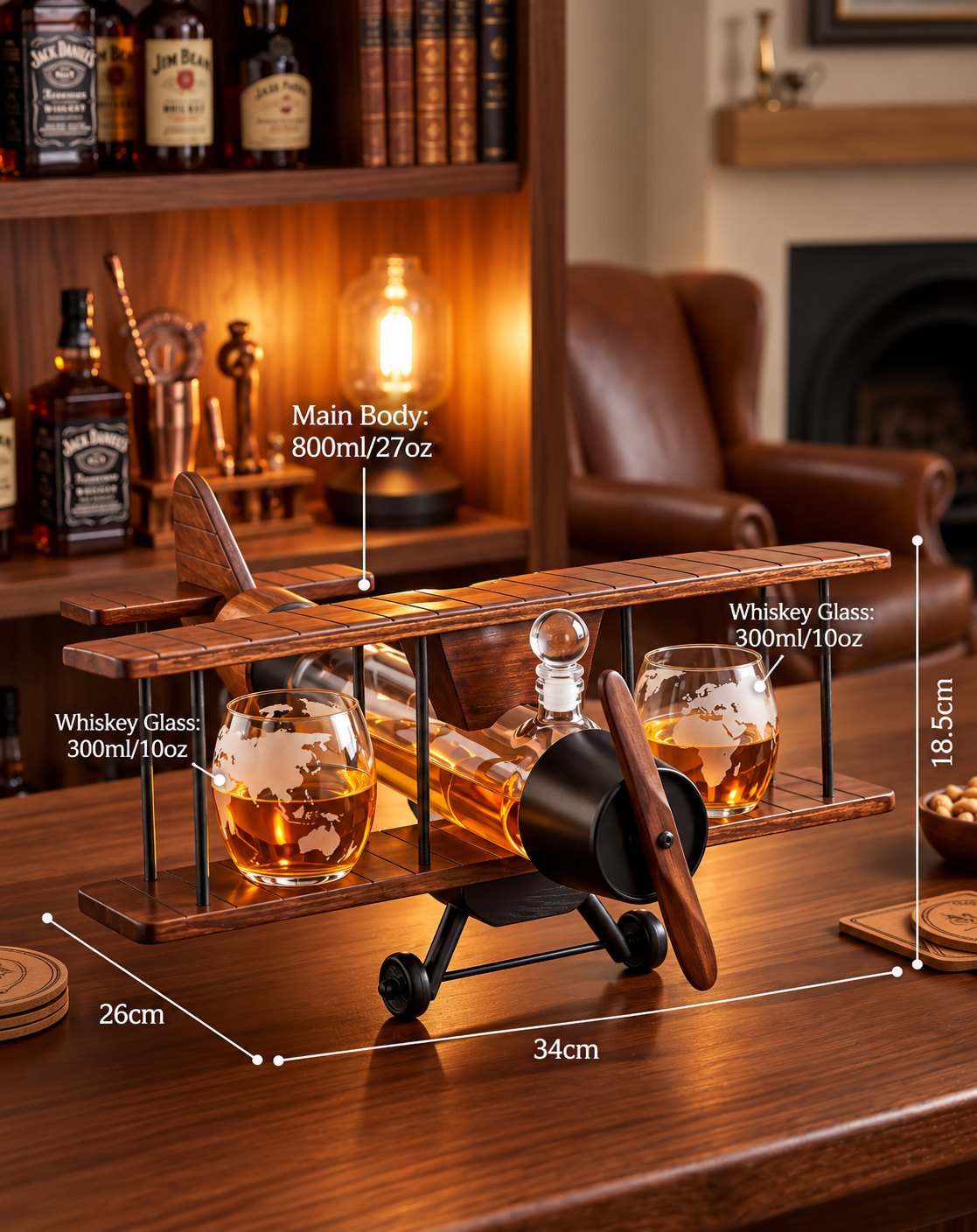 The Aviator's Heritage Decanter Set