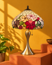 Victorian Garden Tiffany Table Lamp