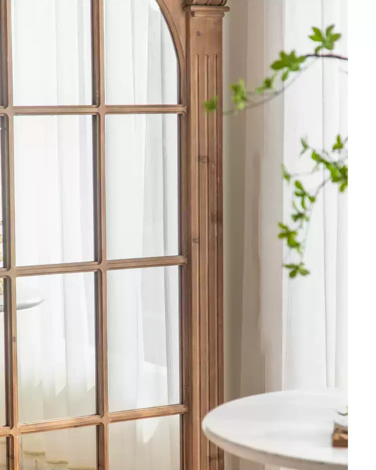 'Statement Piece' Oversized Wooden Wall Mirror