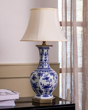 'Garlic Head' Porcelain Vase Table Lamp