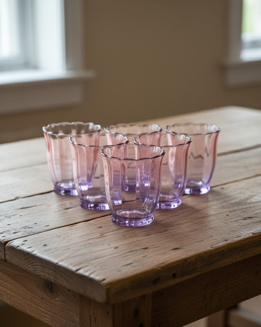 Purple Ombre Tulip Tumbler - Set of 6