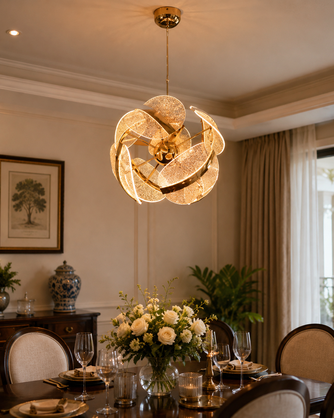 Virelia Infinity Swirl Pendant Light
