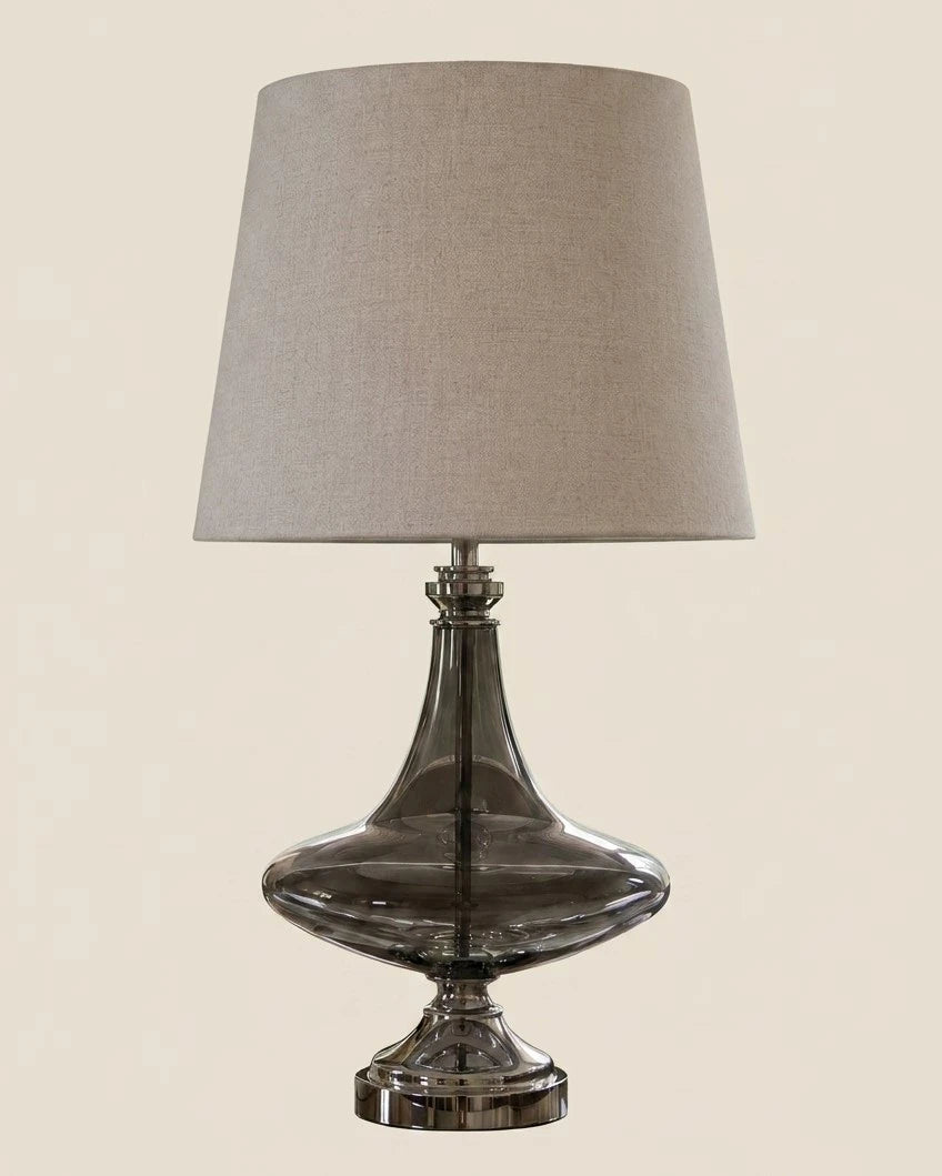 Hollis Teardrop Glass Table Lamp 
