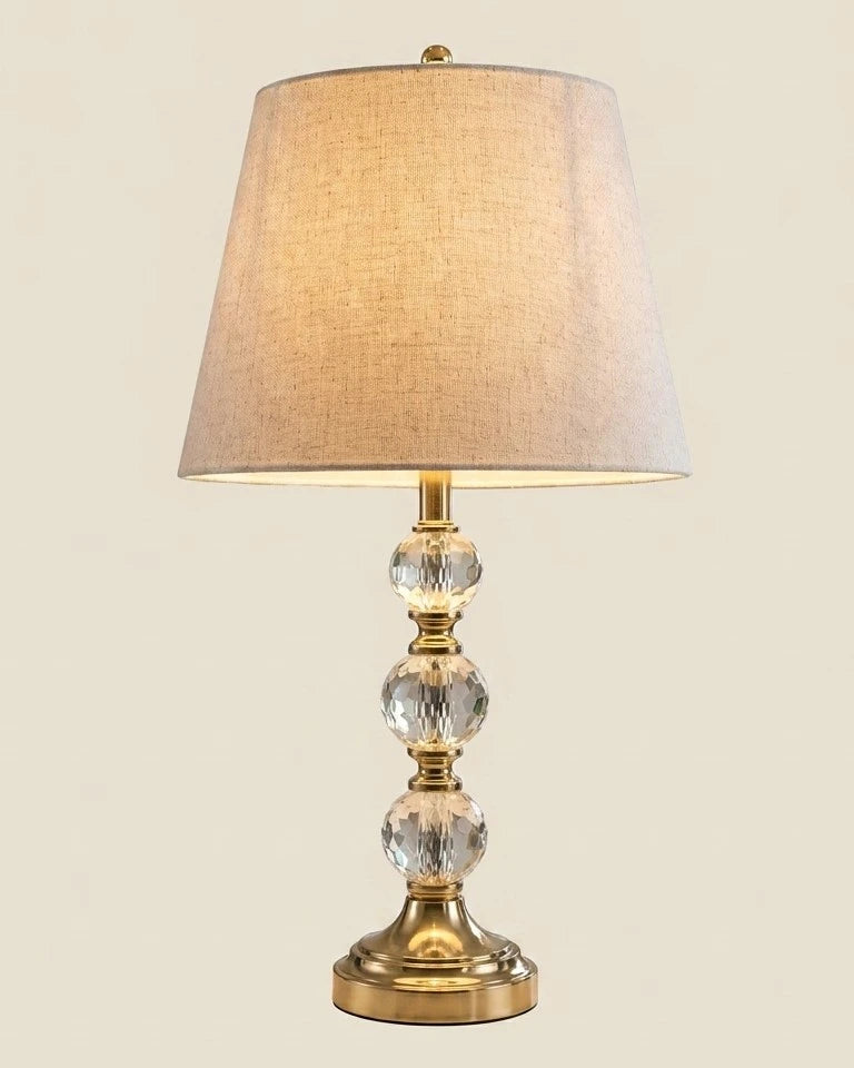The Trinity Crystal Table Lamp 