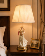 The Serenade Muse Lady Figurine Lamp