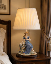 The Azure Muse Figurine Lamp 