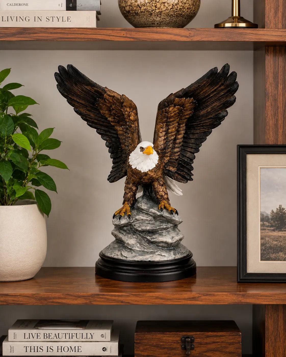 Wings of Freedom Eagle Figurine