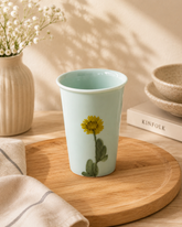 Sunlit Bloom Porcelain Tumbler 