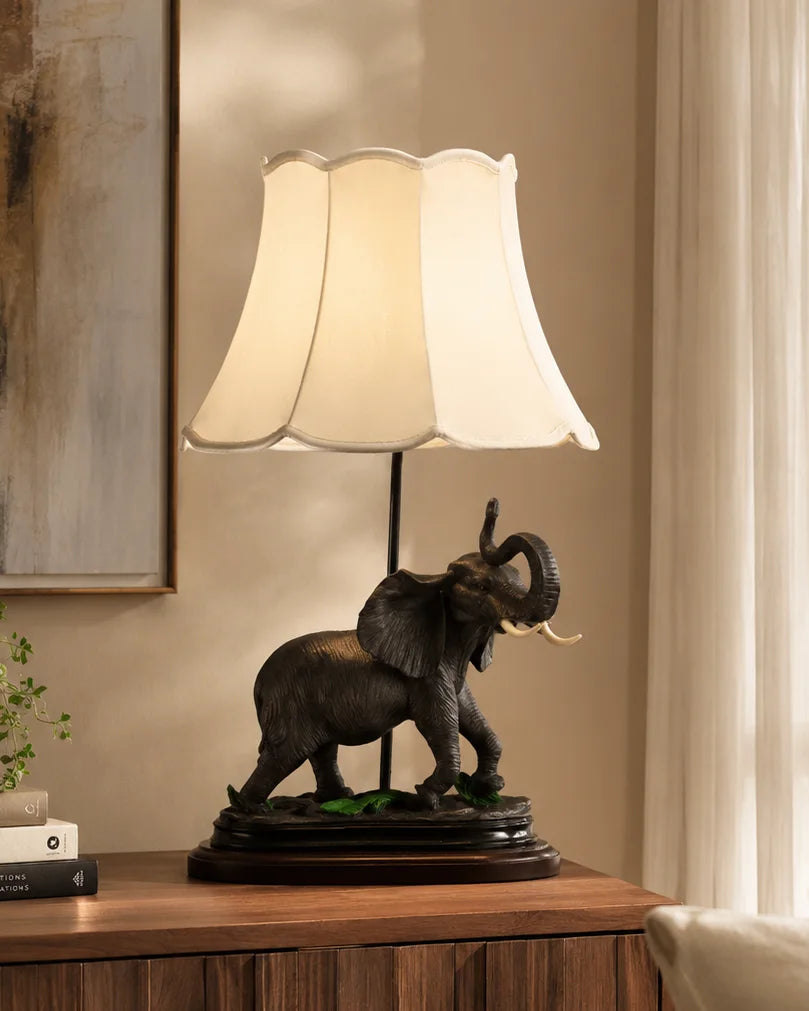 'Mother's Love' Elephant Table Lamp 