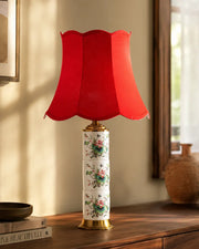 Lotus Harmony Ceramic Table Lamp