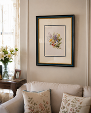 Blossoms in Harmony: A Bouquet of Flowers Print "24x30" Inches