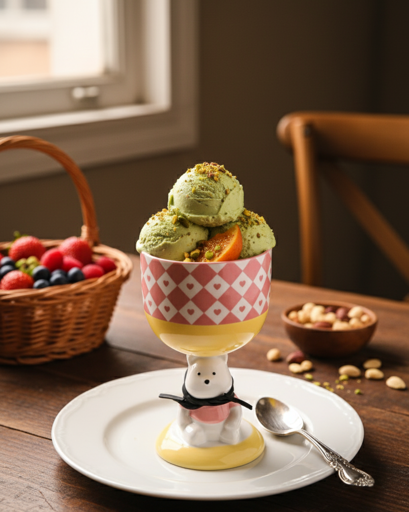 Playful Bear Ice Cream Cup - Pink 