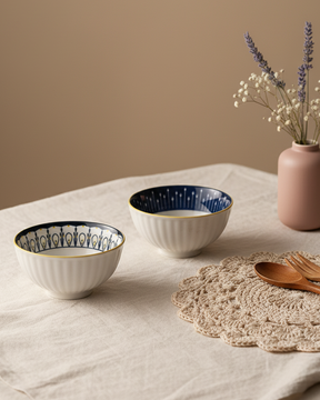 Classic Mandala Art Bowl - Set Of 2