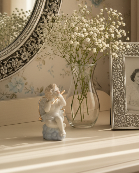 Heavenly Harmony Angle Cherub - Set Of 2 