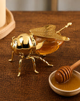 Bee-Shaped Honey Pot '200 ML' - Gold 