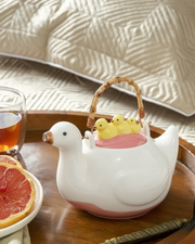 Duck Family Ceramic Kettle