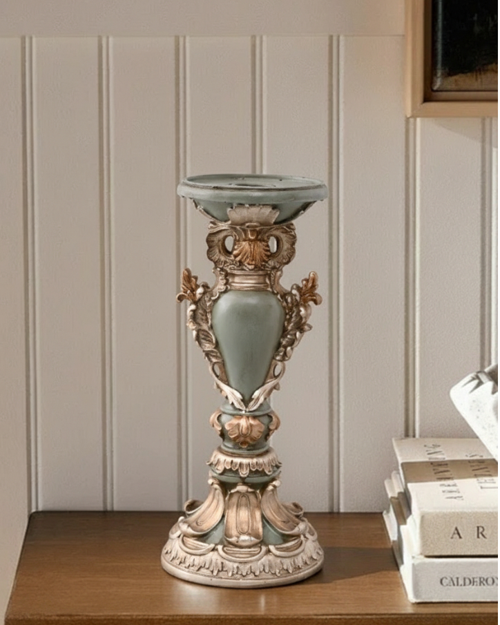 Antique Victorian Elegance Candle Stand 