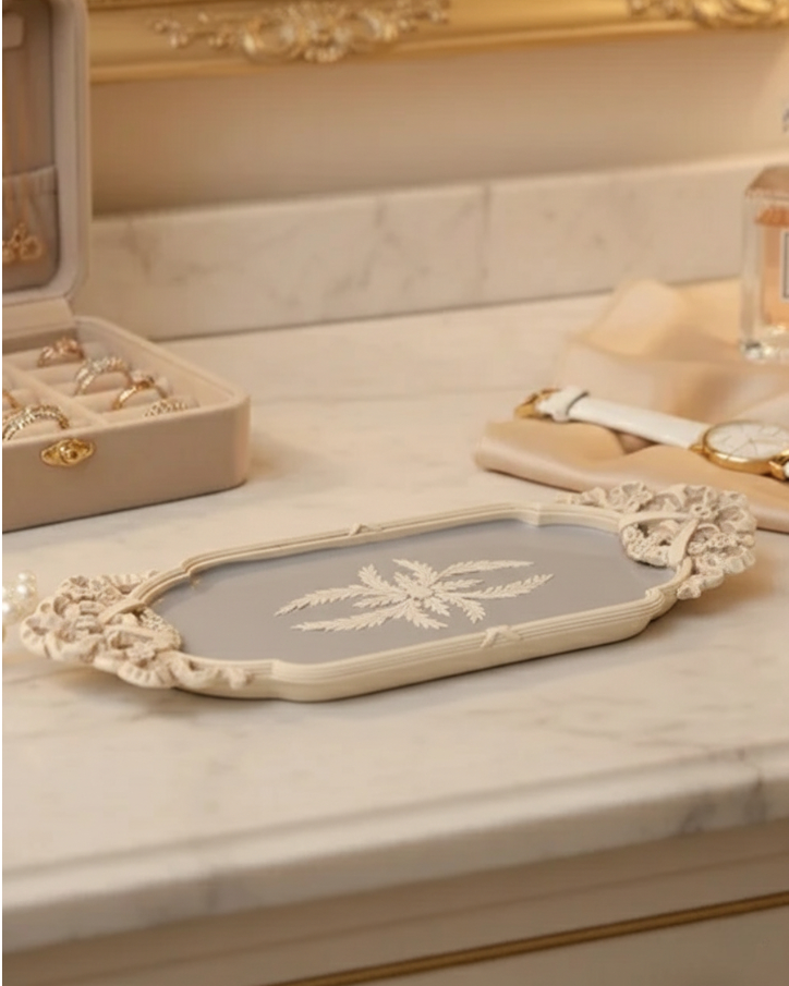 Antique Bow Handle Tray 