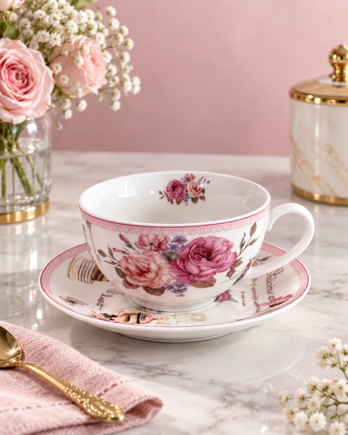 Countryside Roses Tea for One Set