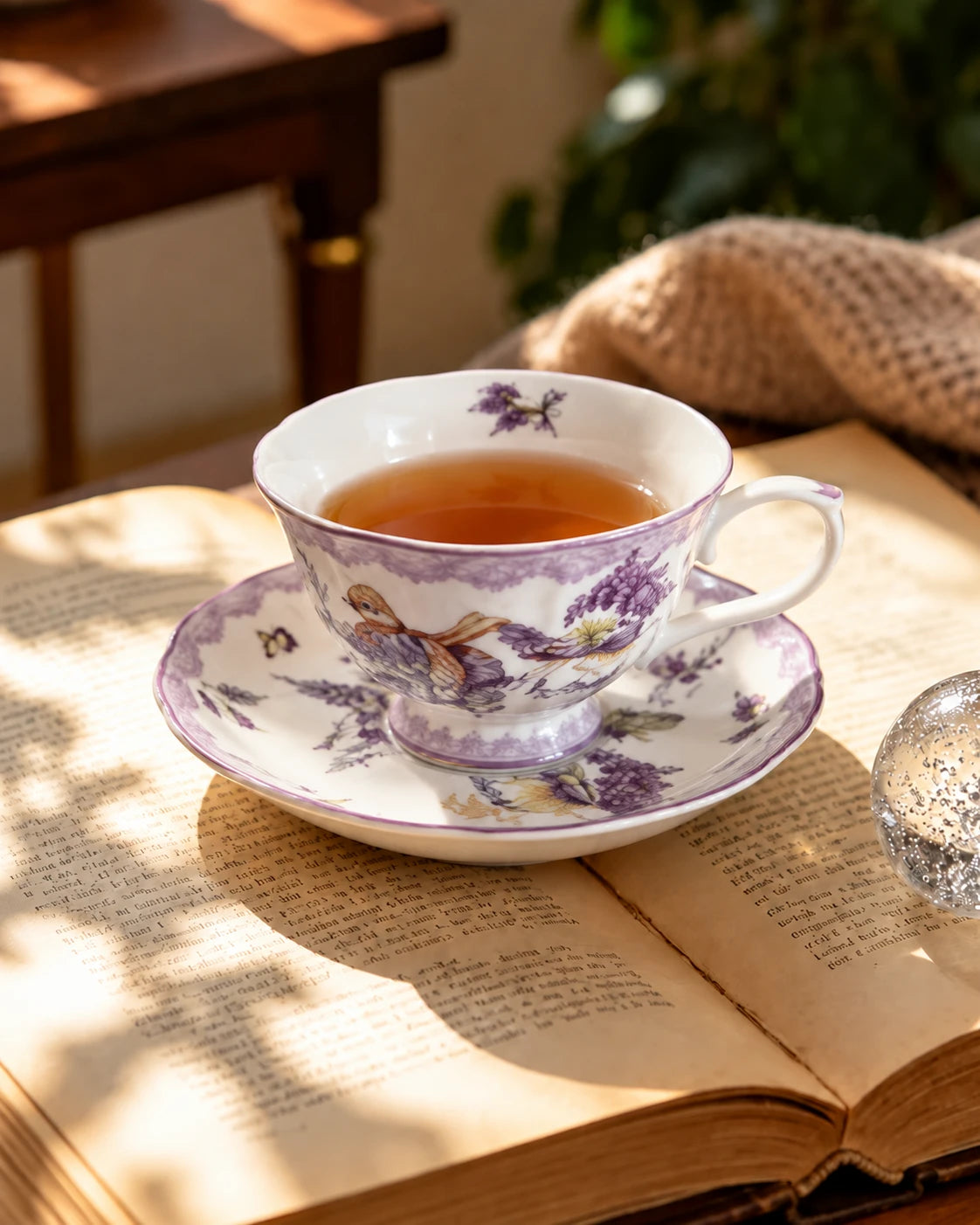 Lavender Whispers Cup & Saucer