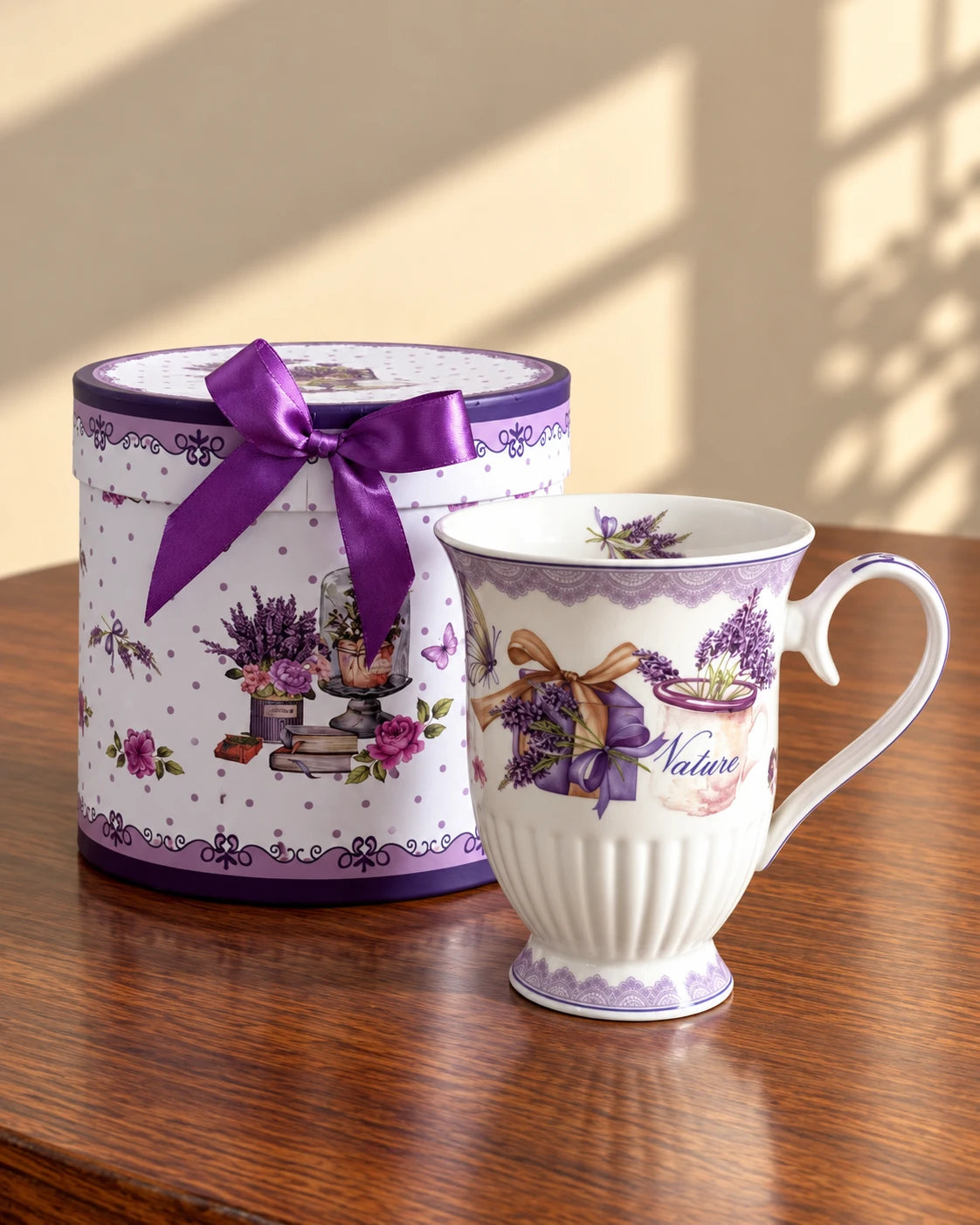 Lavender Whispers Ceramic Mug - Single
