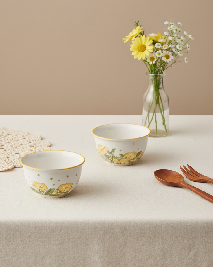 Spring Meadow Katori - Set Of 2 