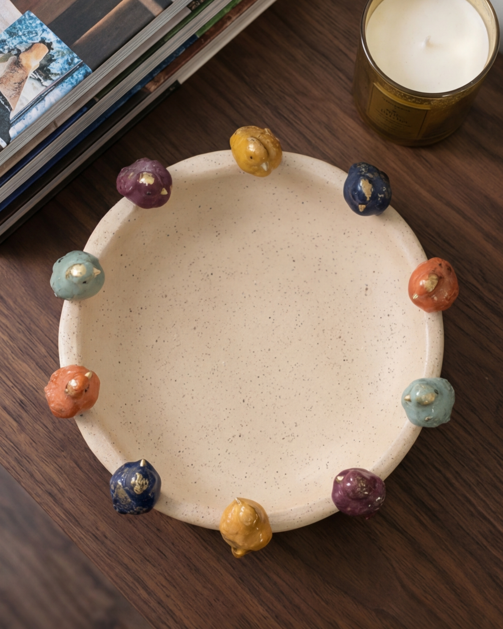 Chirping Birds Decorative Bowl 