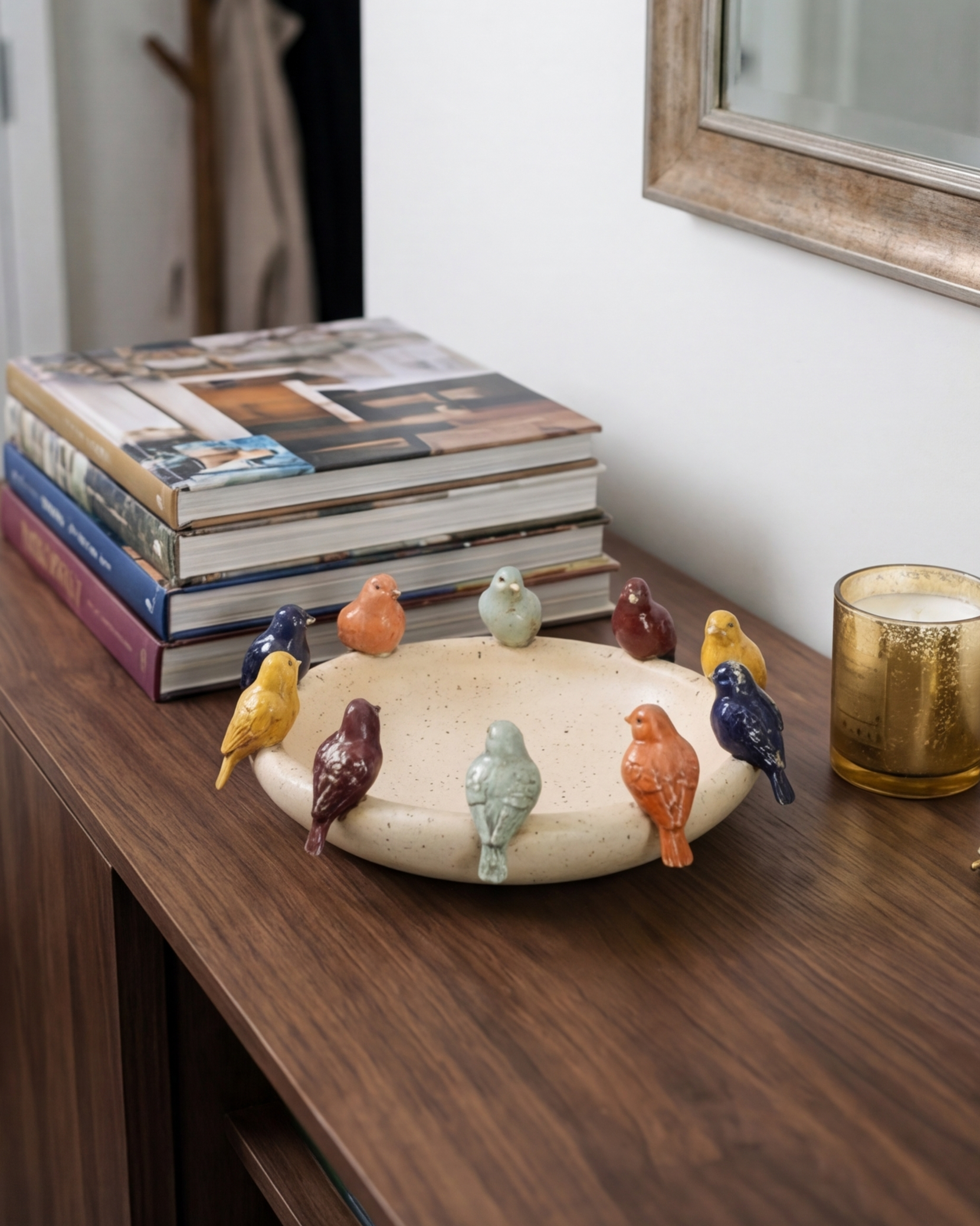 Chirping Birds Decorative Bowl 