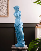 Venus de Milo Statue Azure Blue - Extra Large