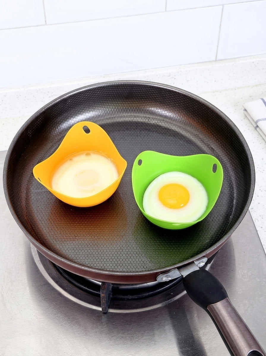 Silicone Egg Poacher Cups - Set of 4 