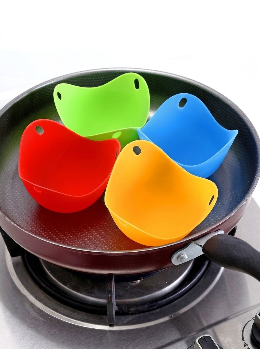 Silicone Egg Poacher Cups - Set of 4 
