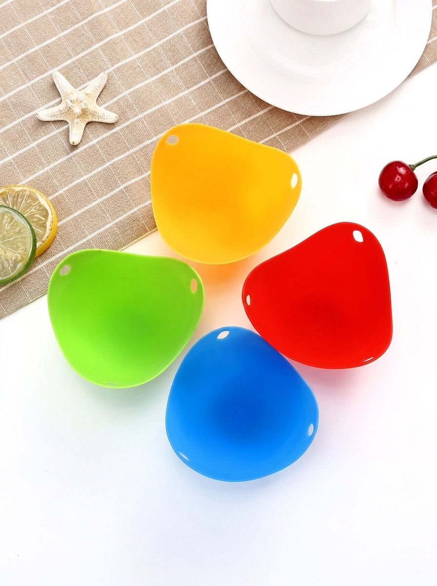 Silicone Egg Poacher Cups - Set of 4 