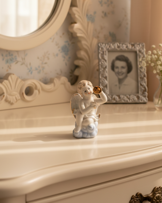 Celestial Melody Angle Cherub - Set Of 2 